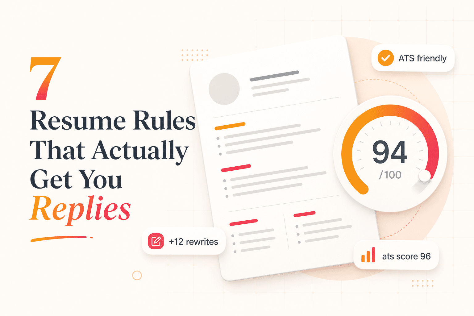 7 Resume Rules That Actually Get You Replies
